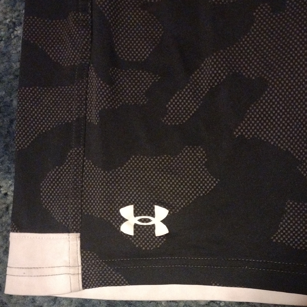 Under Armour Youth Dark Camo Athletic Shorts - Picture 2 of 5
